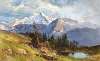 A View of the Wetterhorn and the Rosenlaui Glacier in the Bernese Alps, Switzerland