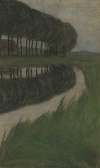 Bomen langs de vaart