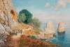 View of the Faraglioni rocks, Capri