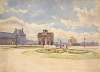 l’Arc du Carrousel vers le Jardin des Tuileries