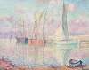 Voiliers dans le port de Saint-Tropez