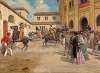 L’entraînement des picadors aux arènes