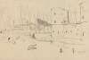Beersel (château – croquis avec annotations)