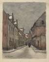 Béguinage à Louvain (sous la neige)