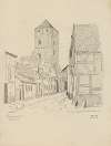 Ruelle et tour carrée à Ahrweiler (Rhénanie-Palatinat)