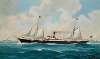 Het stoomschip met hulpzeilvermogen ‘Braunfels’