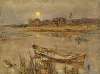 A River Landscape with a Boat