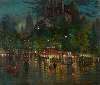 Paris scène nocturne