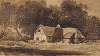 A cottage in a wooded landscape