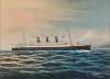 The steamship Belgenland off the Japanese coast