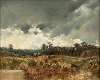 Landscape under a stormy sky