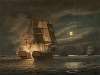 The French ’74 Hercule surrendering to H.M.S. Mars off Brest, 21 April 1798