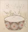 Bowl with White-Baits and Plum Blossoms