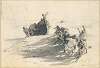 Men Hauling Lifeboat onto Beach