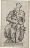 De Mozes van Michelangelo: sculptuur