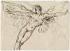 Icarus: gevleugelde man met gespreide armen