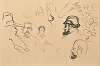 Etude de têtes (Pissarro – Toulouse Lautrec)