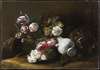 Still Life of Flowers and an Overturned Jug