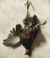 Dead Partridge Hanging from a Nail