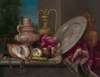 Still Life with Silver and Gold Plate, Shells, and a Sword fourth quarter