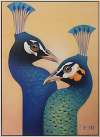 Two Peacocks
