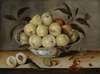 Still Life With Peaches In A Chinese Porcelain Bowl