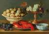 Still life with a lobster, fruit and a gilded tazza