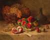 Fruit Still Life with Peaches and Grapes