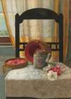Still life with a Canton famille rose teapot and camellias
