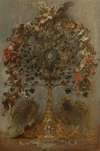 Design For A Monstrance With Grape Vines, God The Father And Other Figures
