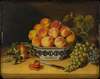 Still Life; Peaches and Grapes