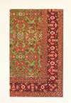 Silk Carpet. Modern Indian