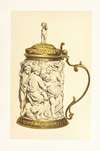 Tankard in Carved Ivory, mounted in Silver Gilt. Flemish