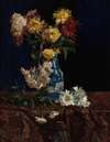 Still Life with Chrysanthemums in an Oriental Vase