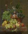 Still Life with Fruit in a Terracotta Dish