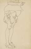 Stehend Frau, Beinstudie (Standing Woman, Leg Study)