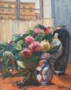 Still-Life With Peonies At The Window