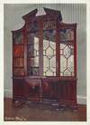Carved Chippendale library bookcase