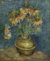 Imperial Fritillaries in a Copper Vase
