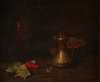 Still Life with Brass Jug, Metal Bowl, Lettuce and Red Peppers