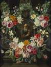 Allegory of Time in the wreath of flowers