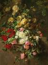 An Elaborate Bouquet of Flowers with Roses