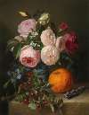 Still Life with Flowers, Oranges, Roses and Gooseberries