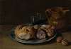 Still Life with Bread, Salami, and Nuts
