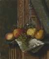 Still Life with Munich Newspaper, Fruit and Decanter
