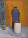Still life with blue bottle