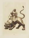Sennin sur un tigre, bronze, collection Henri Cernuschi