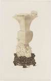 Vase en jade blanc