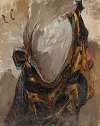 Study of drapery for the prostitute in the painting “East”