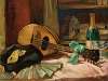Still life with a mandolin
